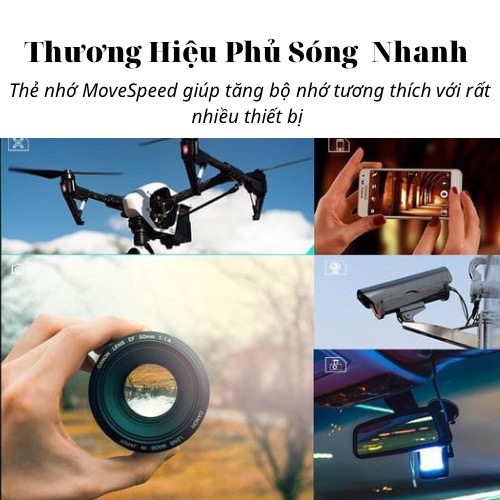 Thẻ nhớ 128Gb/64Gb/32Gb MOVE SPEED U3 chuyên dụng cho CAMERA, Điện thoại, Máy ảnh... tốc độ cao 95Mb-140Mb/s | BigBuy360 - bigbuy360.vn