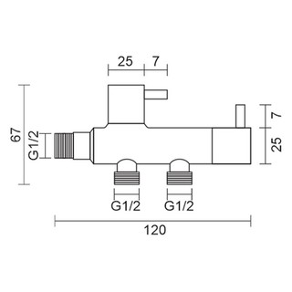VAN GÓC 2 ĐẦU RA ZENTO ZT972