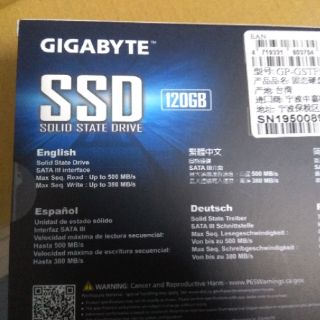 SSD 120gb Gigabyte 2.5", SSD Gigabyte sata