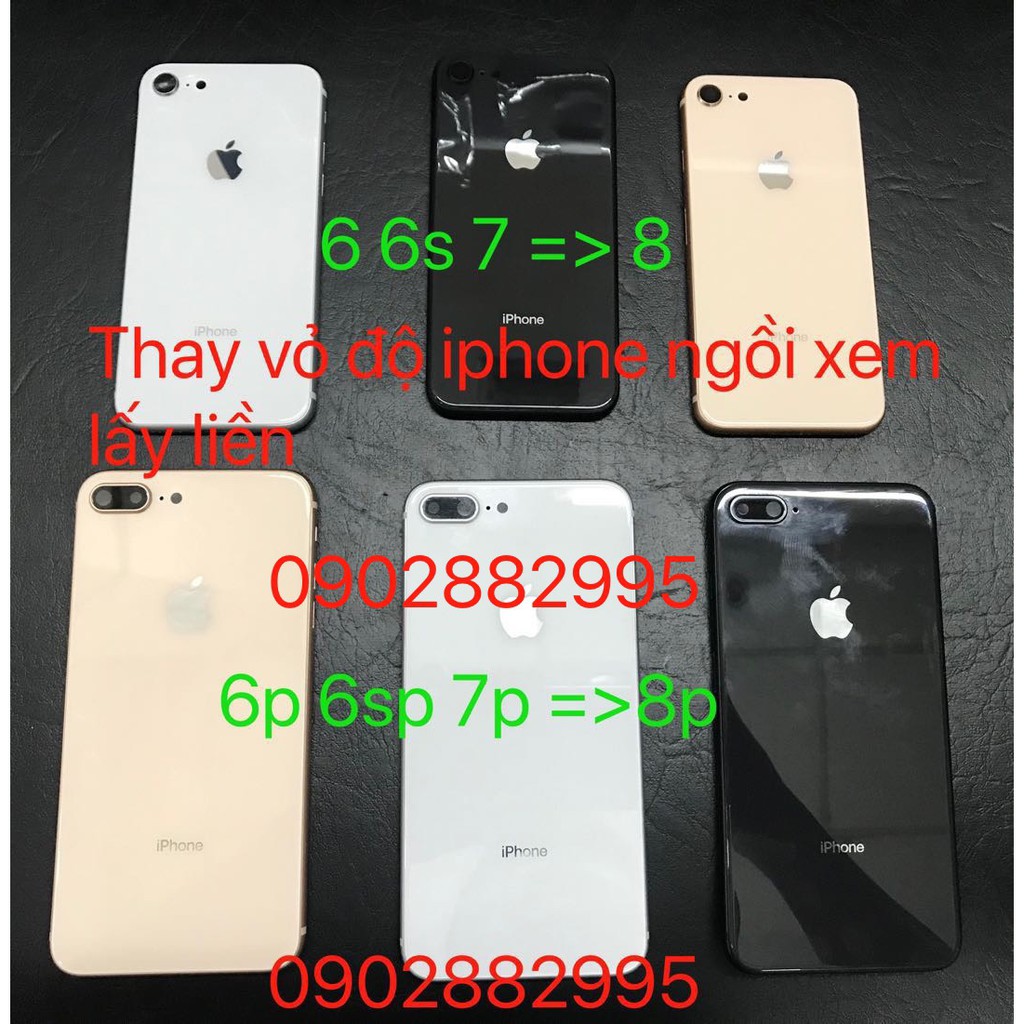 thay vỏ độ iphone 6 6s 6plus lên 8 8plus xem lấy liền