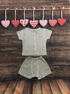 Bộ Noubaby cộc tay 100% sợi tre