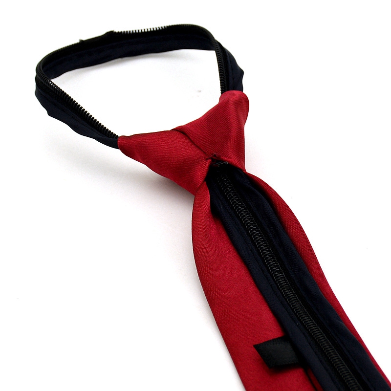 Cà vạt khóa kéo mặc đồng phục tiện dụng cho nam