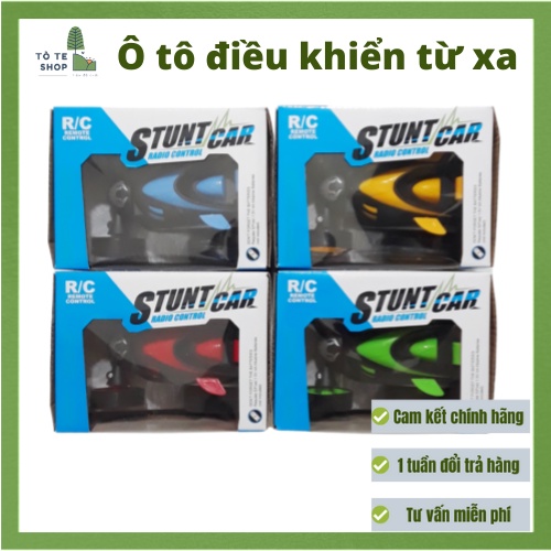 Ô tô điều khiển từ xa chống lật, chống va đập, xoay 360° kiểu dáng thon gọn, màu sắc bát mắt siêu hấp dẫn cho các bé