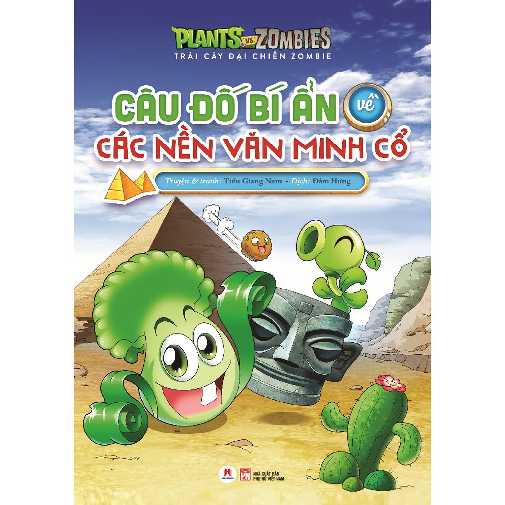 Sách - Trái Cây Đại Chiến Zombie - Câu Đố Bí Ẩn Về Các Nền Văn Minh Cổ