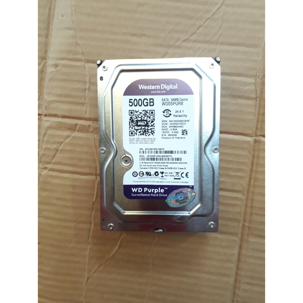 Ổ cứng 500Gb Western Digital chính hãng BH 24 tháng | BigBuy360 - bigbuy360.vn