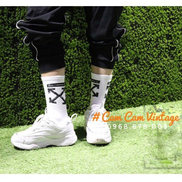 TẤT CAO CỔ NAM VỚ CAO CỔ NỮ  THỂ THAO ULZZANG UNISEX ĐEN TRẮNG CỔ CHỮ X