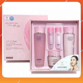 Bộ Dưỡng Da 3W Clinic Collagen Hồng
