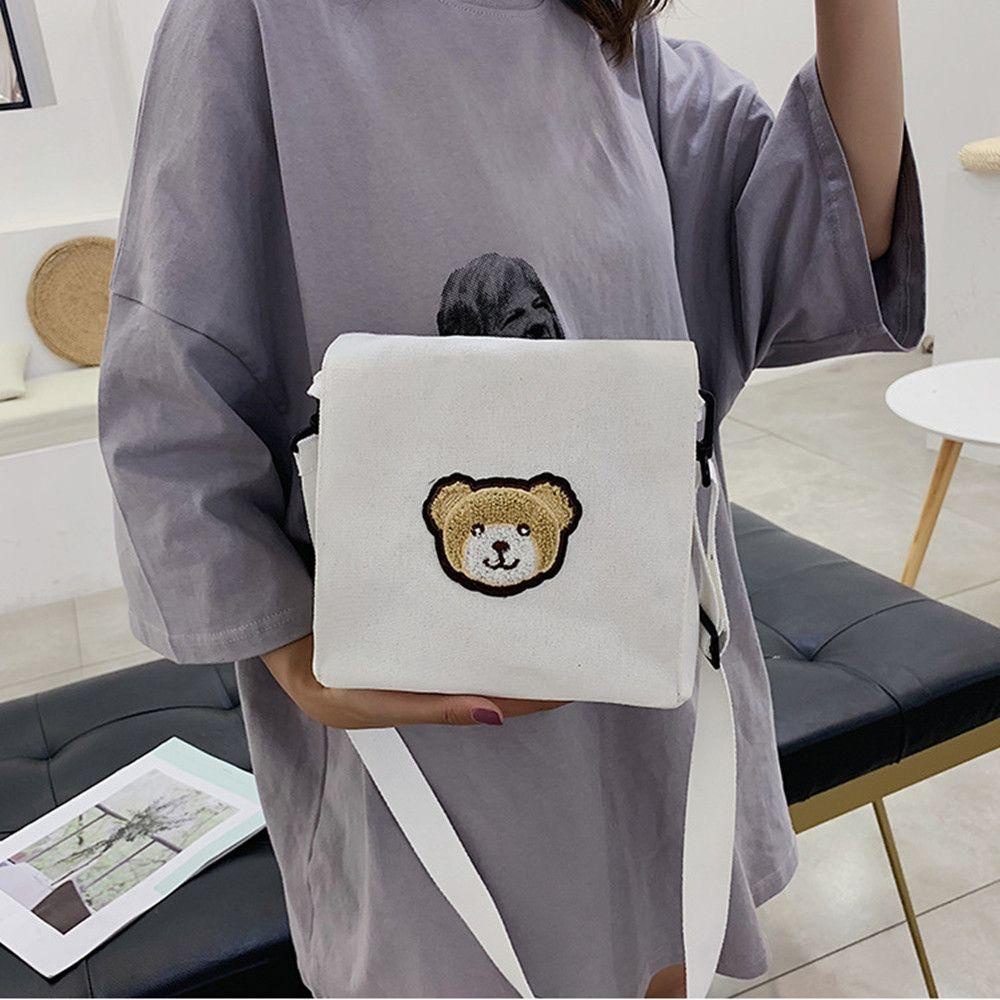 Túi Đeo Chéo Mini Hình Gấu Dễ Thương Cho Nữ