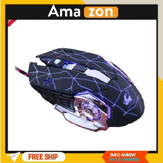 Chuột có dây Gaming V5 led 7 màu, chuột có dây chơi game cao cấp