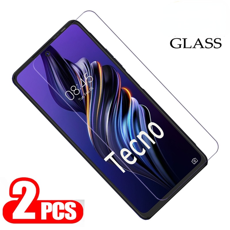 Set 2 Kính Cường Lực Bảo Vệ Màn Hình Điện Thoại Cho Tecno Pova 3 LE7 Pova Neo Leo6 Spark Go 2022 Spark 8C Pova 2 Pop 5 Lte Camon 18p Spark 7 Pro Pouvior 4 Pro