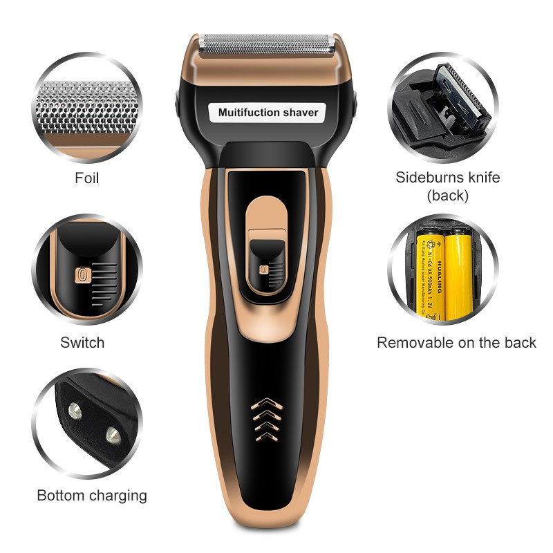 Máy Cạo Râu/Tỉa Lông Mũi/Lông Cơ Thể Ubeator Ubt-R13 3 Trong 1 Làm Đẹp Đa Năng Cho Nữ