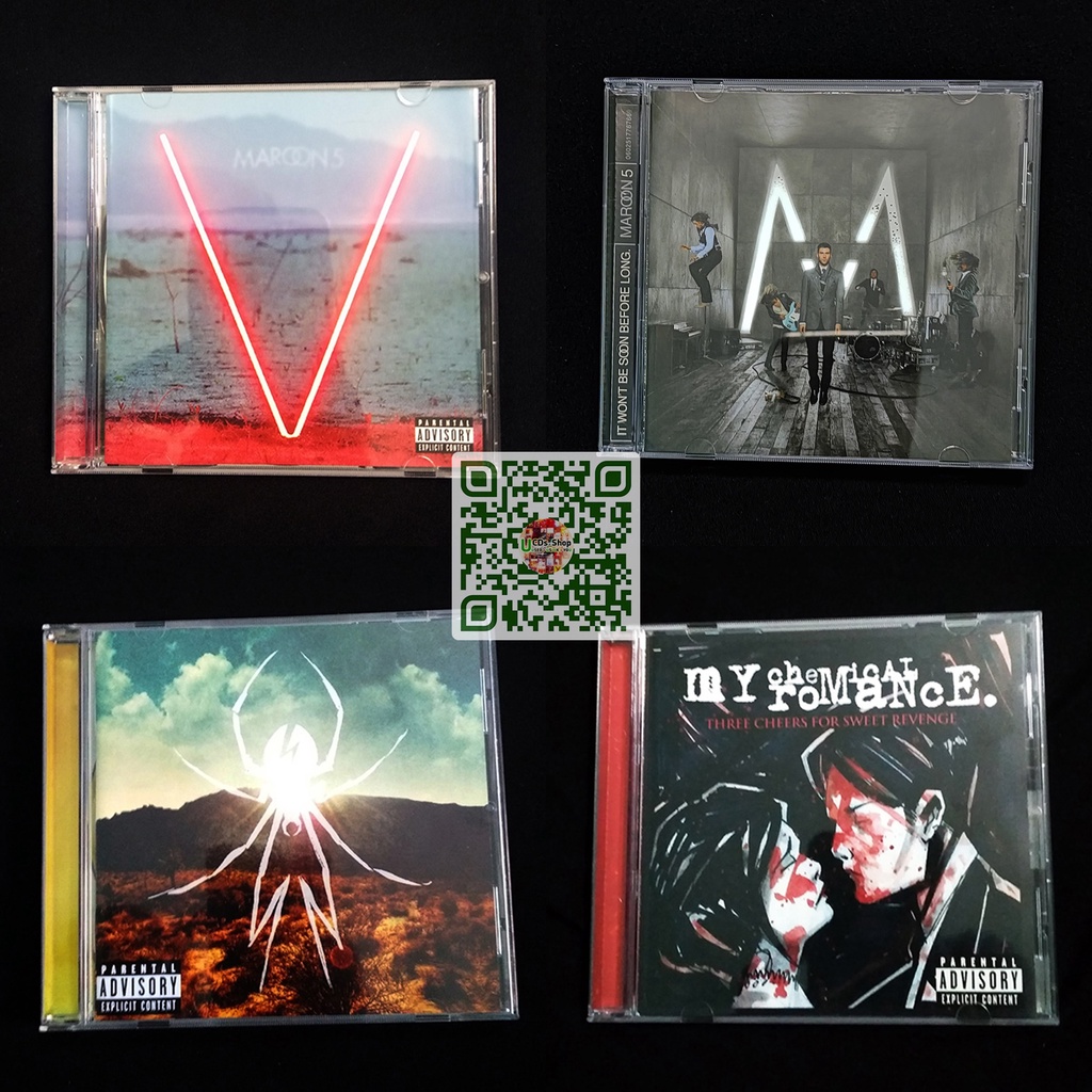 Tổng hợp albums ảnh của Maroon 5 và My Chemical Romance: V, Overexposed, Jordi, Black Parade