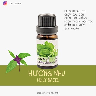 Tinh dầu hương nhu CELLIGHT 8 - Holy Basil Essential Oil - 10ml