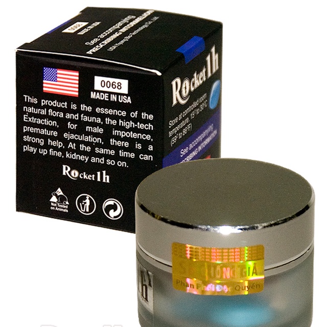 Rocket 1h - Bổ Thận Tráng Dương - Tăng Cường Sinh Lý - Kéo Dài Cuộc Yêu Tới 1H, Sản Phẩm Chính Hãng Từ Mỹ