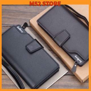 [ ẢNH THẬT ] Ví Da Nam Dáng Dài Cầm Tay Baellerry Cao Cấp Full Box