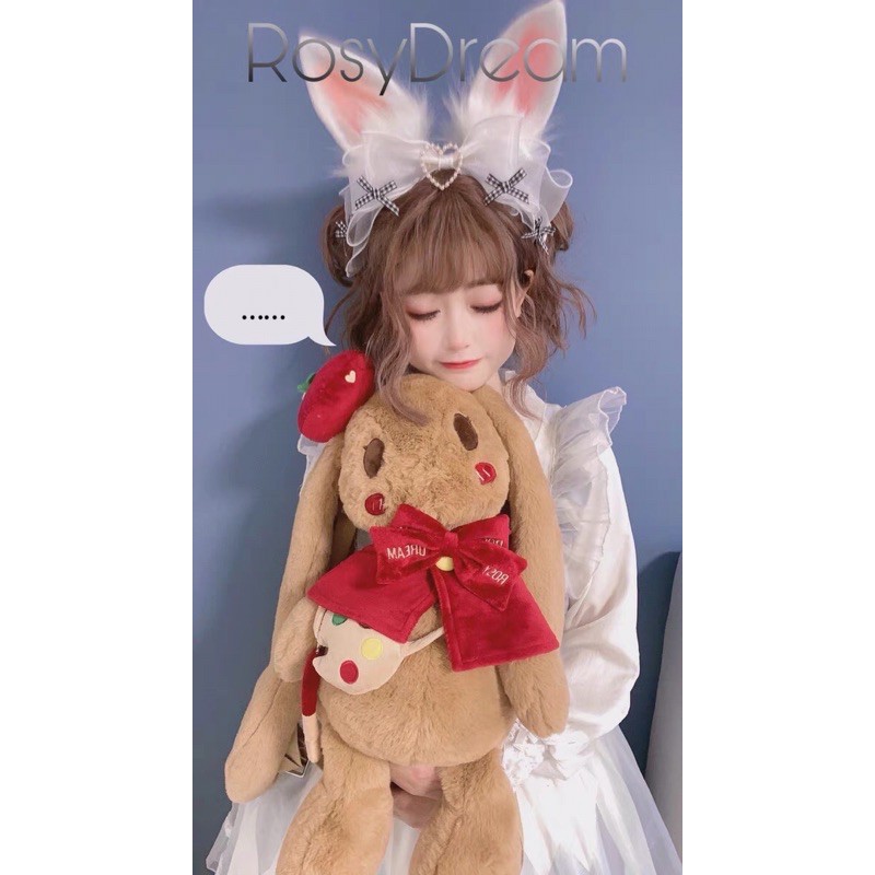 YASLC0087-Bờm/ kẹp tóc tai thỏ cosplay
