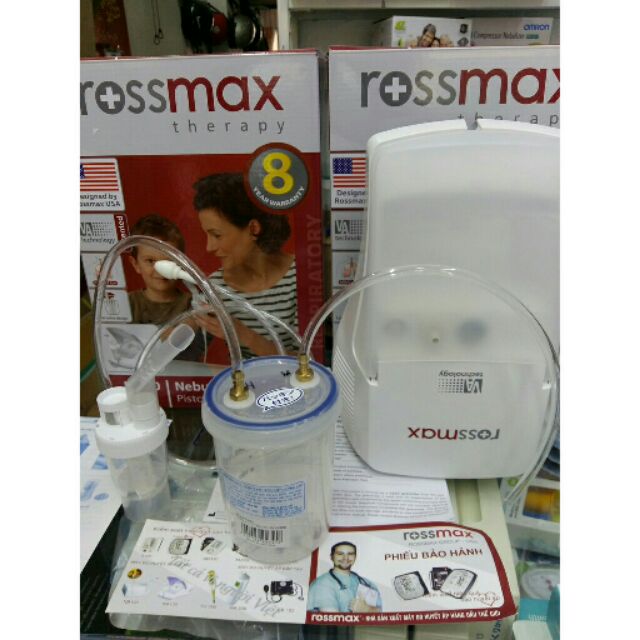 Máy hút mũi xông họng 2 in 1 Rossmax- Mỹ