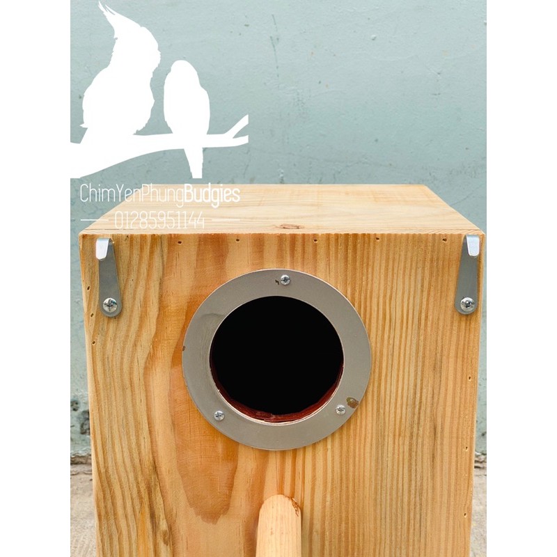 TỔ ĐẺ VẸT SUNCONURE (có niềng lỗ, móc treo, lõm gom trứng) CHẤT LIỆU THÔNG NHẬP KHẨU.