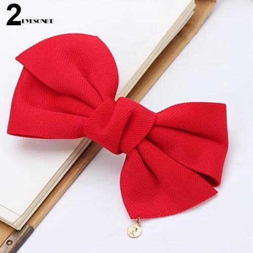 Kẹp tóc nơ phong cách Hàn Quốc xinh xắn dành cho nữ