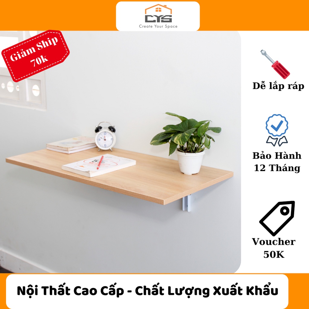 Bàn gắn tường gấp gọn thông minh, bàn làm việc, bàn học sinh