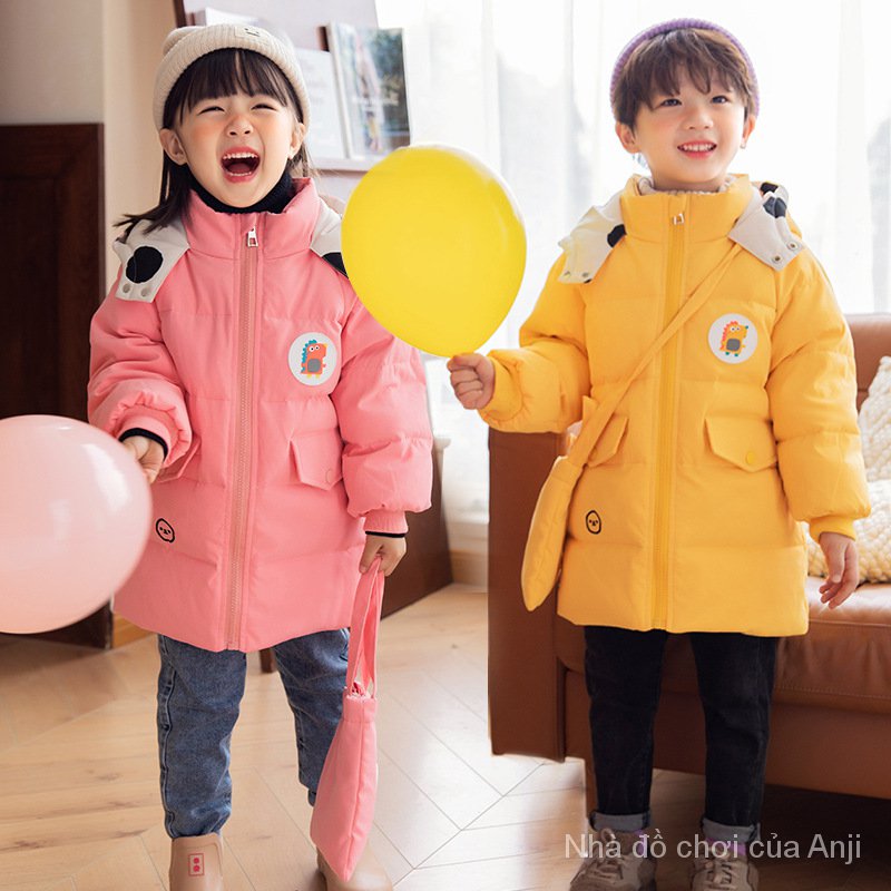 2021 Fall And Winter Children's Clothing Children Long Thick Coat Kids Overcoat