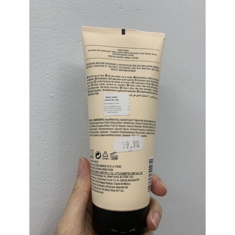 Lotion dưỡng thể Shea The Body Shop