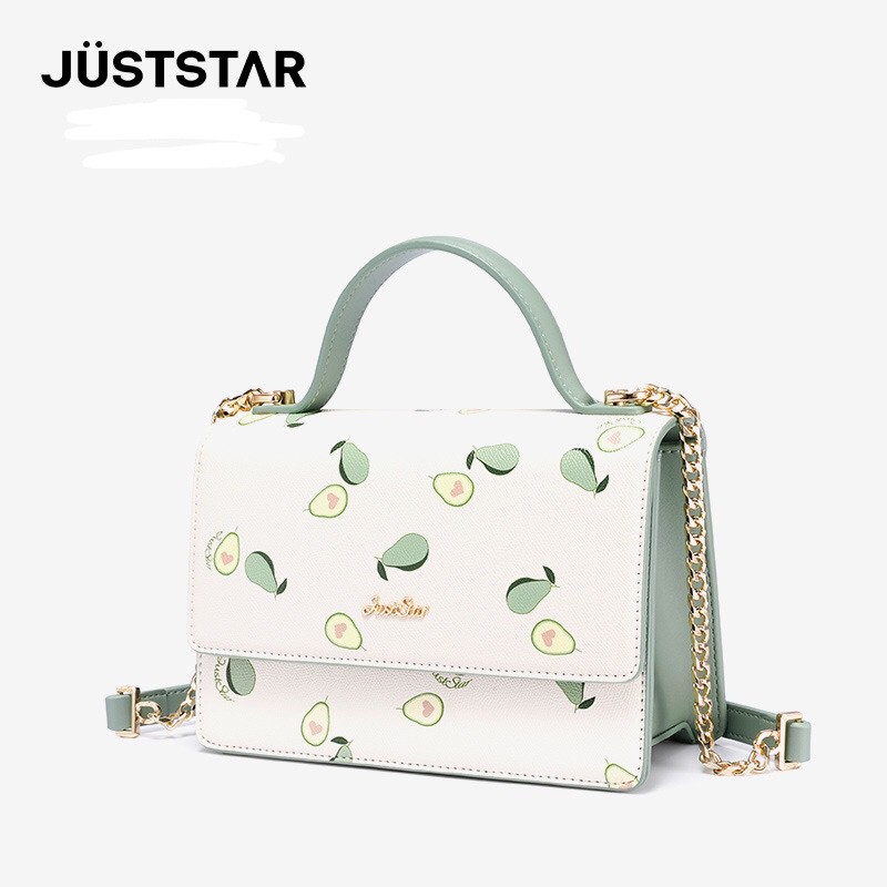 [Mã WABRBAGS giảm 20K đơn 99K] Túi xách nữ cao cấp Just Star BST hình bơ - MG59