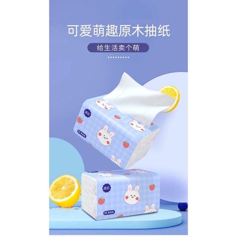 Gói giấy ăn Thỏ trắng siêu dai, siêu mịn, siêu thấm