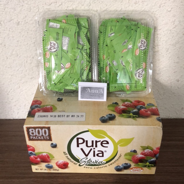 [Mã 2611TIEUDUNG100K giảm 8% đơn 500K] Đường ăn kiêng PureVia Stevia ( đường cỏ ngọt) của Mỹ dành cho người ăn kiêng