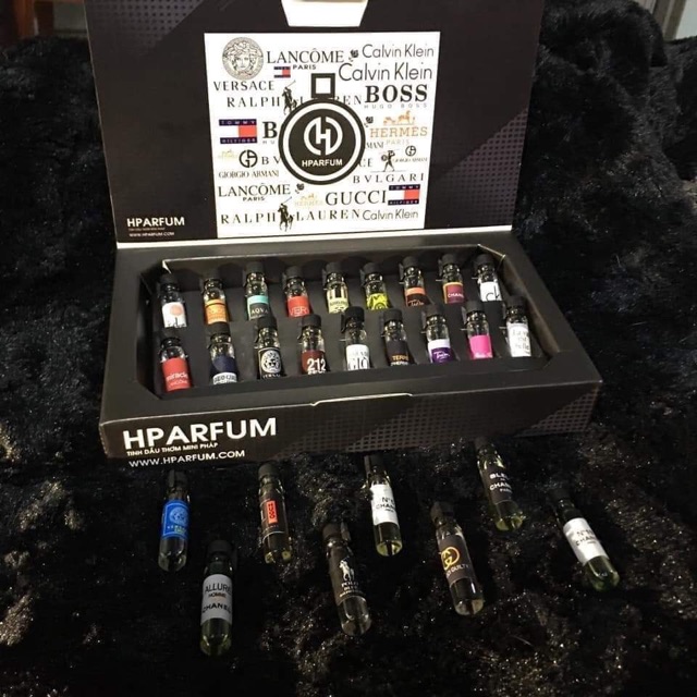 18 chai nước hoa mini Pháp | Thế Giới Skin Care