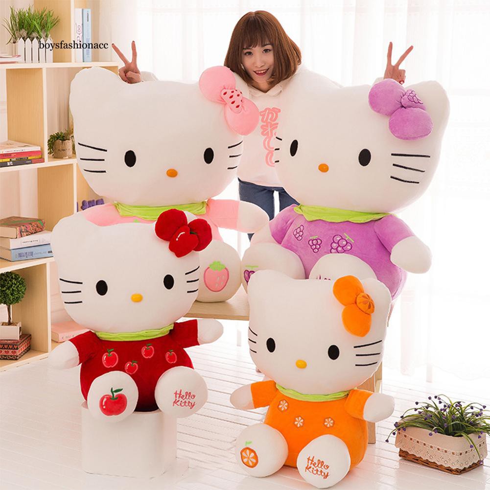 Gấu bông Hello Kitty cỡ lớn xinh xắn dùng trang trí nhà