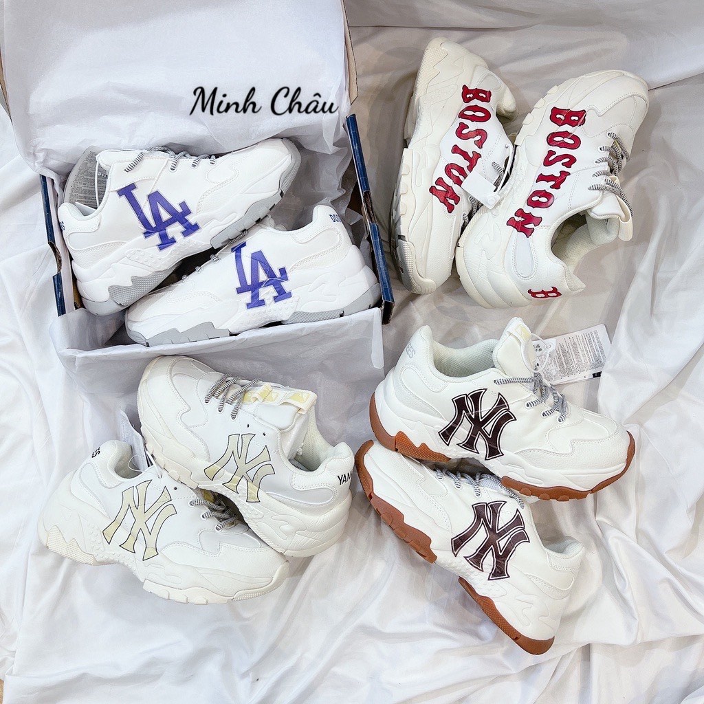 Giày 𝐌𝐋𝐁 Boston , 𝐌𝐋𝐁 ny Vàng,𝐌𝐋𝐁 LA, mlb đế nâu Hot trend 2021 Bản chuẩn Nam nữ