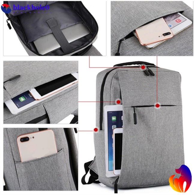 Balo Đựng Laptop 15.6 Inch Chống Thấm Nước Có Cổng Sạc Usb Tiện Dụng