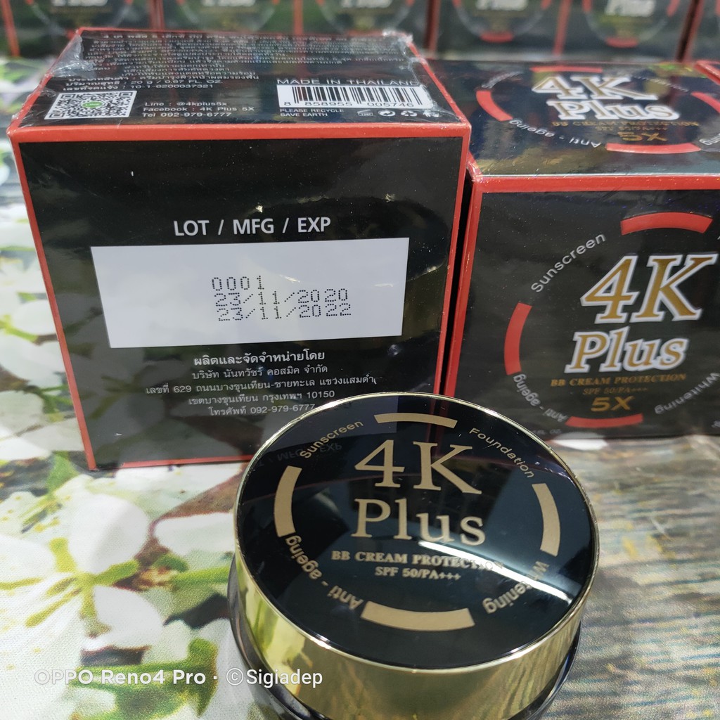 Kem chống nắng [Thái Lan] 4k plus 5x bb cream | BigBuy360 - bigbuy360.vn