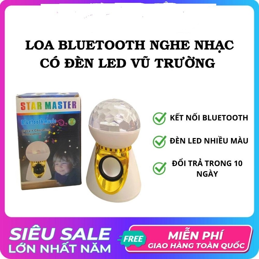 Loa Bluetooth Kiêm Đèn Vũ Trường VT-59