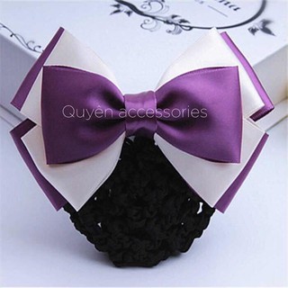 Kẹp búi tóc handmade/ kẹp búi tóc công sở/ quà tặng đối tác/ kẹp búi nơ lụa
