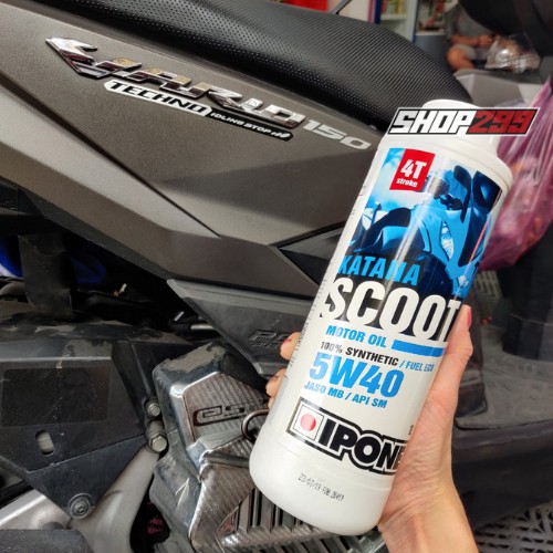 Nhớt Xe Tay Ga Cao Cấp Ipone Katana Scoot 5W40