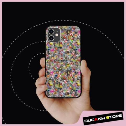 Ốp lưng iphone hình tiny sticker collage art dada dadaism trong suốt  cho các dòng SAMSUNG PAP20211017