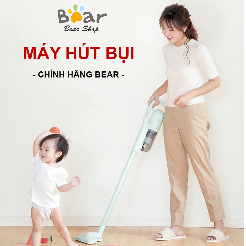 Máy hút bụi cầm tay BEAR XCQ-B04A1, Máy hút bụi giường nệm, sofa, công suất 400W, lực hút 10000Pa - BẢO HÀNH 12 THÁNG