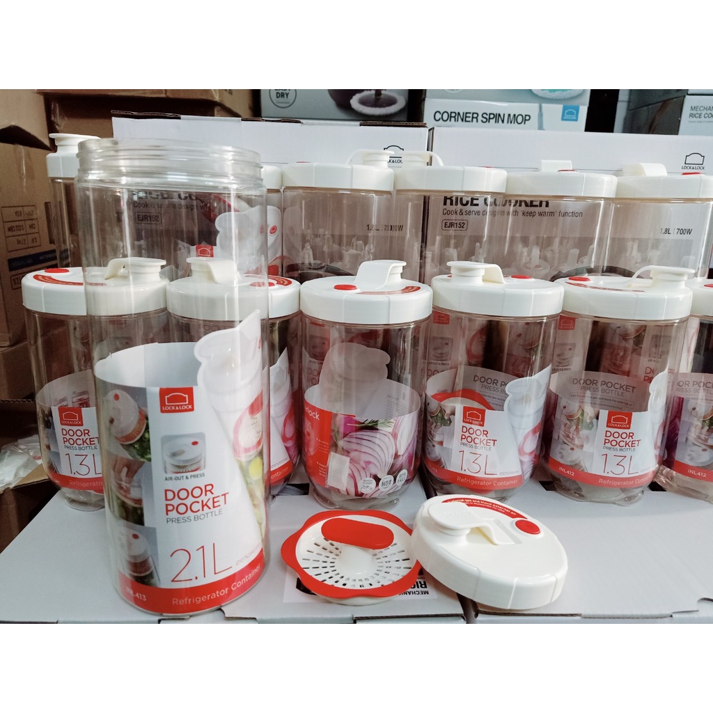XẢ HÀNG NGHĨ BÁN Hũ Muối Dưa Cà, Hộp Đựng Thực Phẩm Interlock INL412W  INL413W