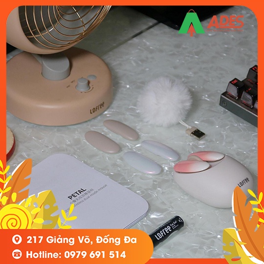 Chuột không dây Maus Mouse Little Petal Lofree - Bảo hành Chính hãng