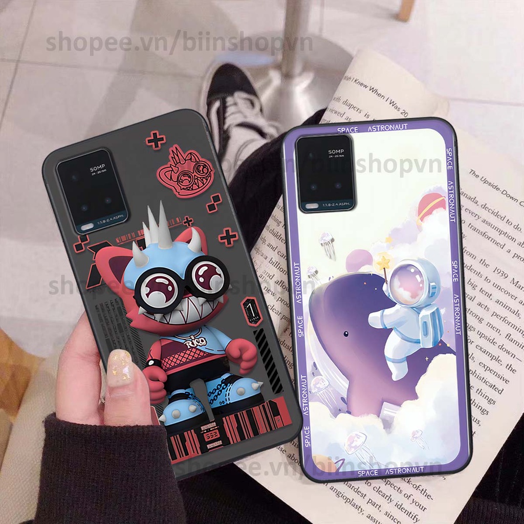 Ốp Vivo Y21s / Y33s phi hành gia vũ trụ space.x siêu đẹp, thời trang