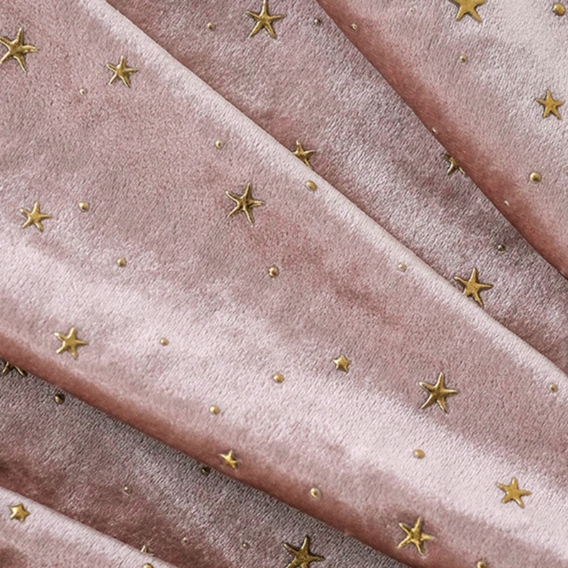 Túi Đựng Mỹ Phẩm Son Môi Mini Bằng Vải Nhung Họa Tiết Ngôi Sao Dùng Khi Đi Du Lịch Ốp