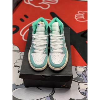 (Ảnh thật + video) Giày thể thao sneaker cao cổ xanh mint