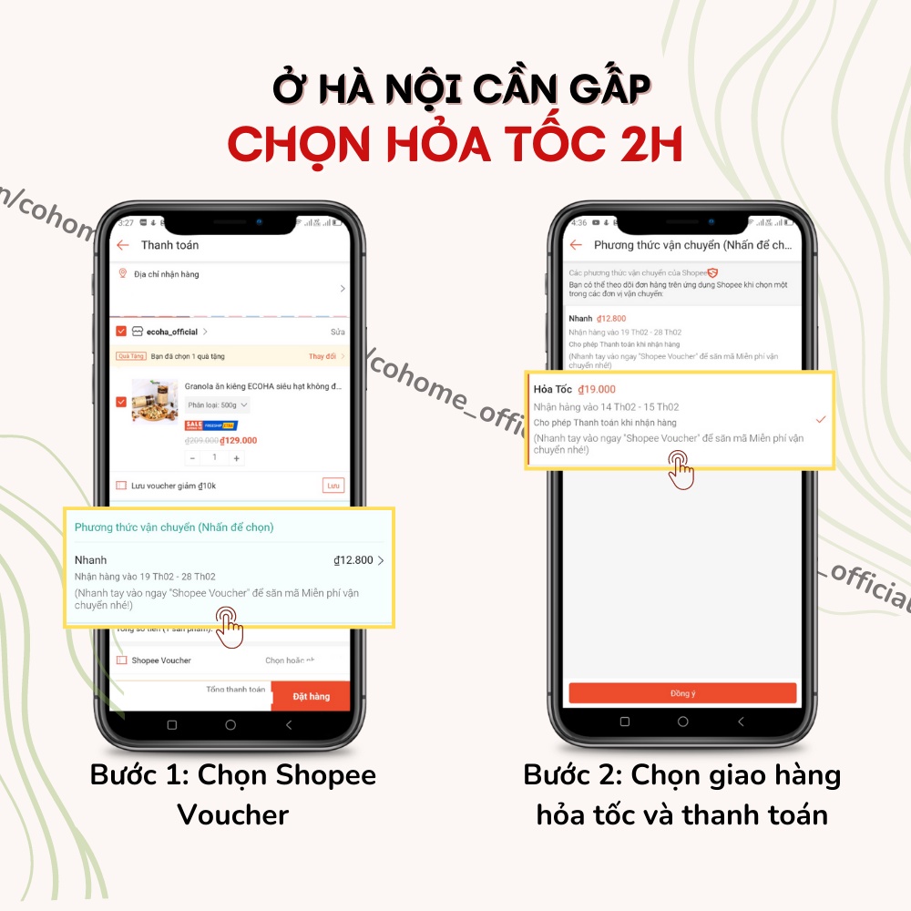 Hạt dinh dưỡng mix 6 hạt macca, hạnh nhân, điều, óc chó, bí xanh thơm giòn nguyên vị ECOHA