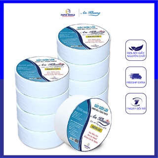 [COMBO] Giấy vệ sinh cuộn lớn siêu tiết kiệm 180 mét AN KHANG MAX | Thế Giới Giấy | 100% bột giấy nguyên sinh | AKM180