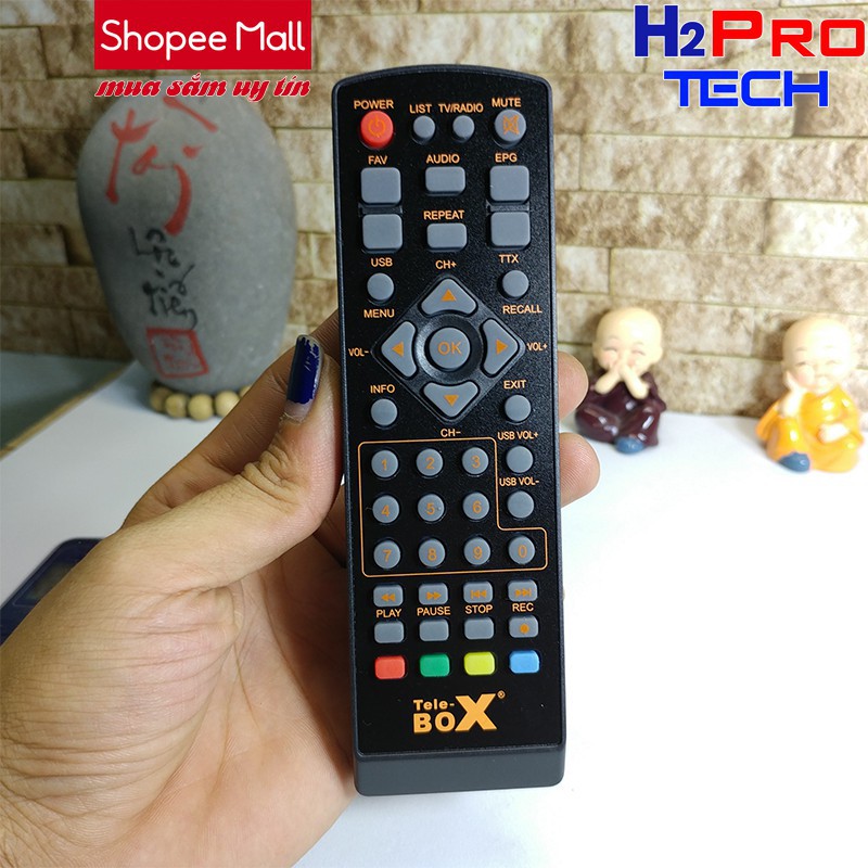 Điều khiển TeleBox T201, DVB-T2 cho đầu kỹ thuật số TvBox. (Mẫu số 1)