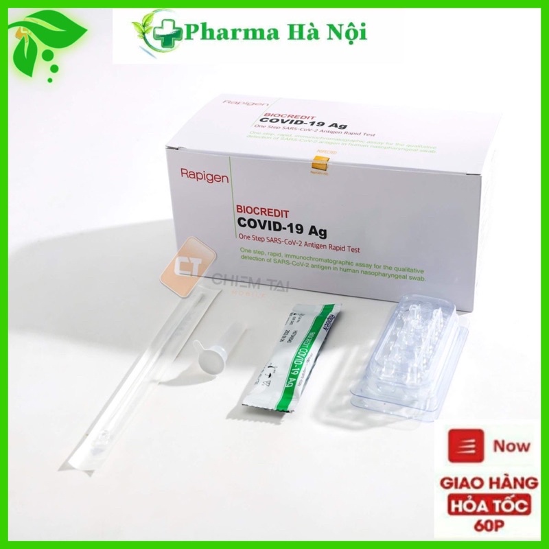 Que Kit test nhanh Covid-19 Biocredit Ag Hàn Quốc