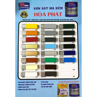 Sơn sắt mạ kẽm HP paint nhiều màu-Giadung24h