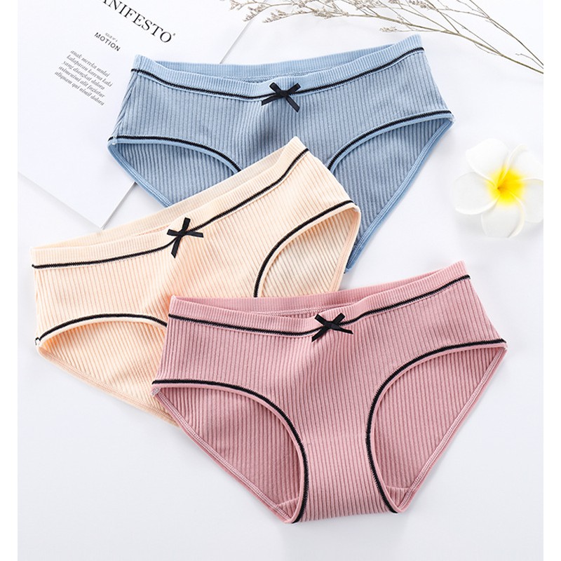 [Mã WASTDEP giảm 5K đơn bất kì] Quần lót cotton tăm KHÁNG KHUẨN Cạp cao | BigBuy360 - bigbuy360.vn